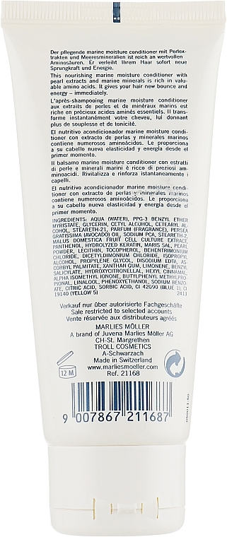 Moisturizing Conditioner - Marlies Moller Marine Moisture Conditioner — photo N2