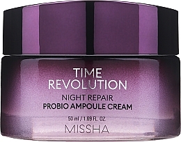 Night Rejuvenating Ampoule Cream - Missha Time Revolution Night Repair Probio Ampoule Cream — photo N3
