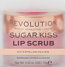 Lip Scrub "Watermelon Heaven" - Makeup Revolution Lip Scrub Sugar Kiss Watermelon Heaven — photo N2