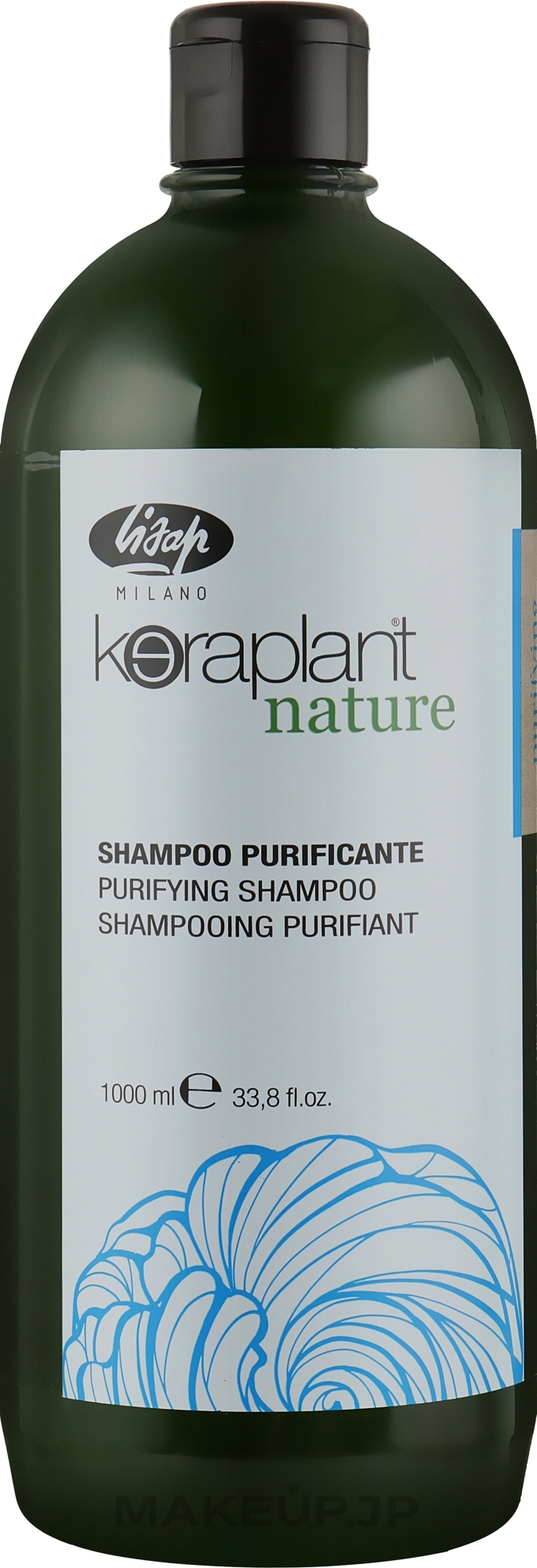 Anti-Dandruff Shampoo - Lisap Keraplant Nature Purifying Shampoo — photo 1000 ml