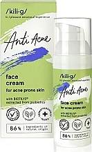 Fragrances, Perfumes, Cosmetics Hypoallergenic Face Cream for Problem Skin - Kili·g Anti Acne Face Cream