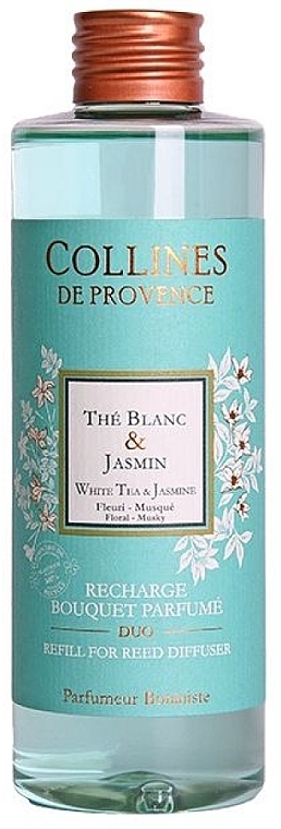 White Tea & Jasmine Fragrance Diffuser - Collines de Provence White Tea & Jasmine Diffusor (refill) — photo N1