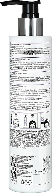 100% Mirror Gloss Conditioner - Hairenew Super Shine Plus Balm Hair — photo N24