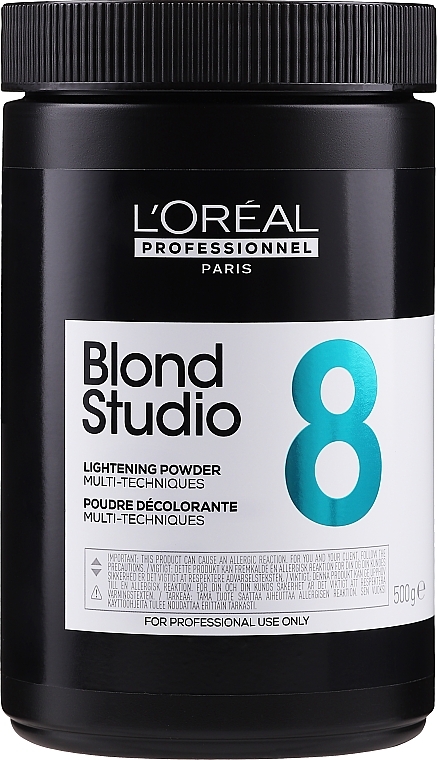 Lightening Prokeratin Hair Powder - L'Oreal Professionnel Blond Studio 8 Multi-Techniques Powder — photo N1