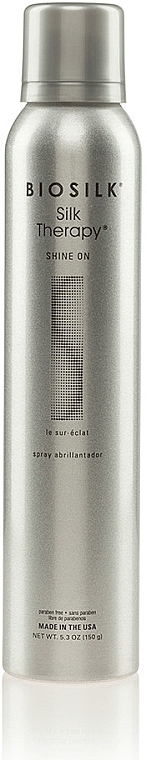 Styling Spray - Biosilk BS Silk Therapy Shine-on — photo N1