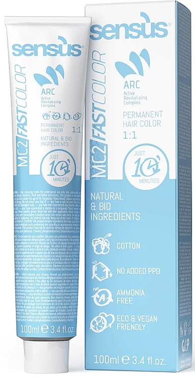 Permanent Hair Color - Sensus MC2 Fast Color — photo N1