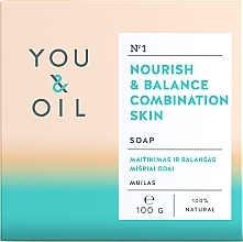 Fragrances, Perfumes, Cosmetics Nourishing Soap for Combination Skin - You & Oil Nourish & Balance Combination Skin