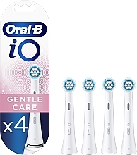 Electric Toothbrush Heads, white, 4 pcs - Oral-B iO Gentle Care — photo N9