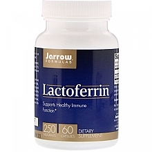 Fragrances, Perfumes, Cosmetics Dietary Supplement "Lactoferrin", 250 mg - Jarrow Formulas Lactoferrin 250mg