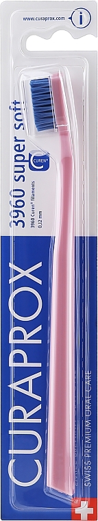 Toothbrush "Super Soft", pink - Curaprox — photo N1
