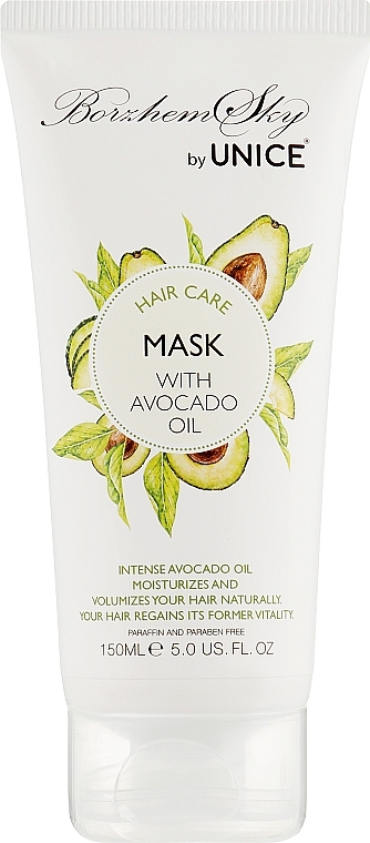 Hair Mask with Avocado Oil - Unice BorzhemSky — photo N6