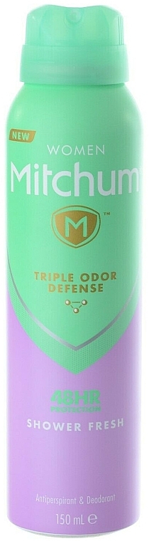 Deodorant Spray - Mitchum Shower Fresh Anti Perspirant Deodorant 48 Hour — photo N3
