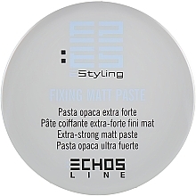 Matte Hair Styling Paste - Echosline Styling Matt Look — photo N2