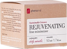 Fragrances, Perfumes, Cosmetics Cream for Dry and Sensitive Skin - Phenome Sustainable Science Rejuvenating Line Minimizer