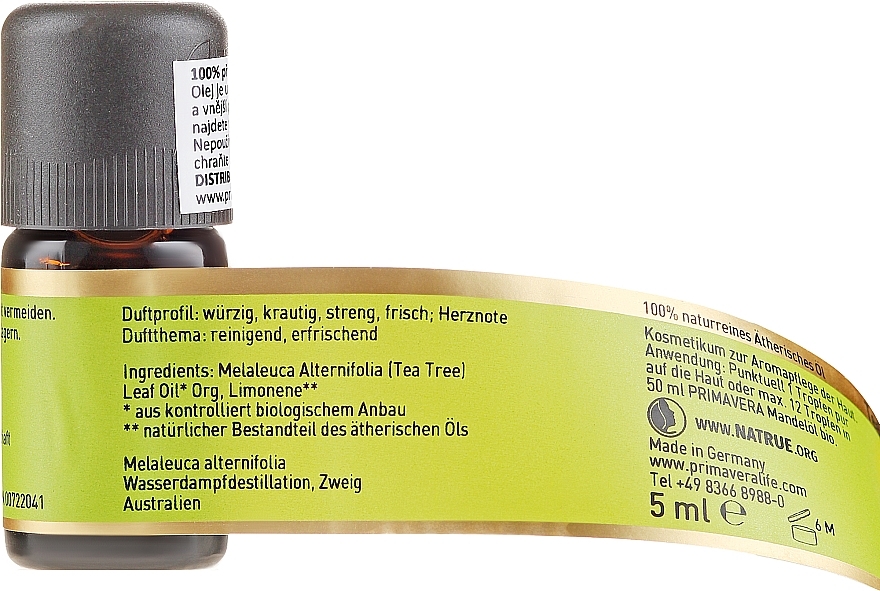 Tea Tree Oil - Primavera Organic Tea Tree Oil — photo N6