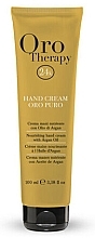 Hand Cream - Fanola Oro Therapy Hand Cream Oro Puro — photo N7