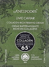 Firming Face Cream - Antipodes Lime Caviar Collagen-Rich Firming Cream (sample) — photo N9