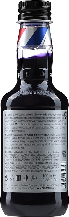 Color Shampoo for Blonde & Grey Hair - Beardburys Grey Shampoo — photo N5