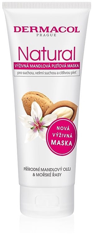 Nourishing Cream Mask for Extra Sensitive & Dry Skin - Dermacol Natural Almond Face Mask Face Mask — photo N3