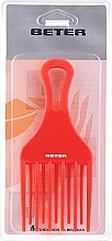 Fragrances, Perfumes, Cosmetics Comb for Curly Hair, Red, 17 cm - Beter Beauty Care