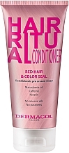 Red Hair Conditioner - Dermacol Hair Ritual Red Hair & Color Steal Conditioner — photo N1