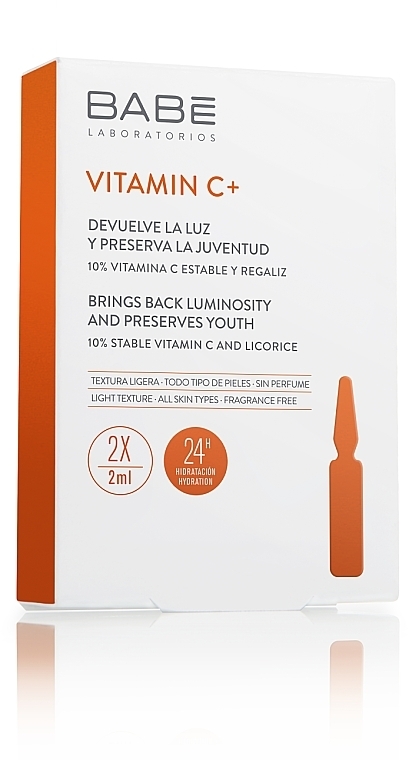 Depigmenting Antioxidant Concentrate - Babe Laboratorios Vitamin C+ Ampoules — photo N6
