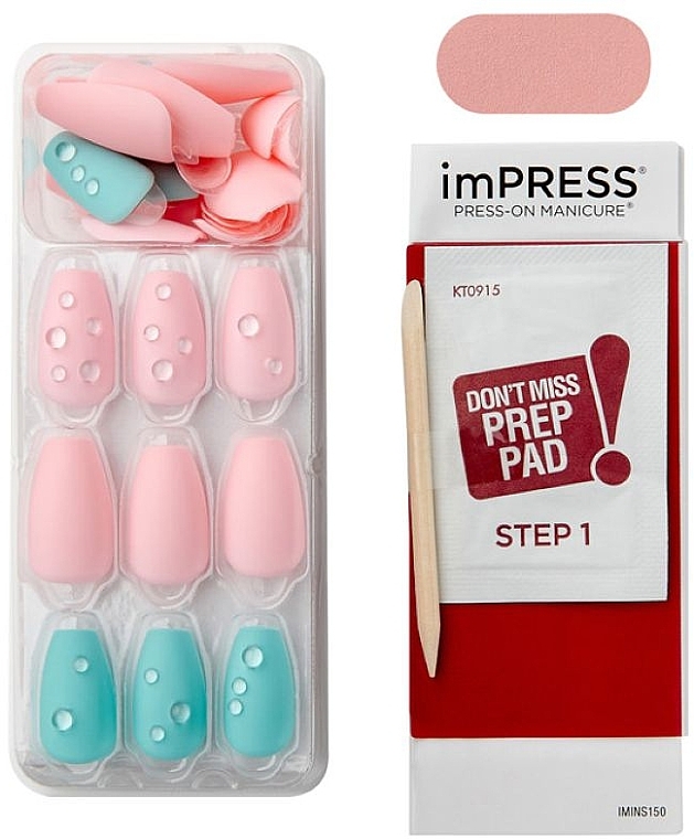 Press-On Manicure - Kiss imPress M Medium Length Press-On Manicure — photo N7