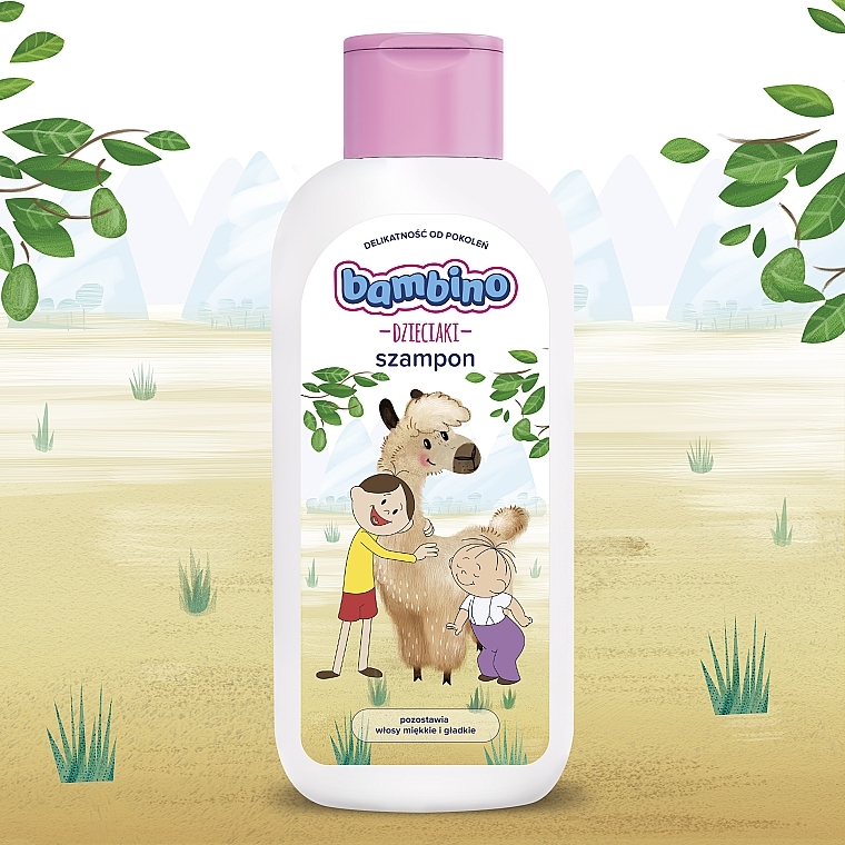 Baby Hair Shampoo ‘Lolek & Bolek on Train’ - Bambino Shampoo Special Edition — photo N3