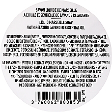 Liquid Lavender Marseilles Soap, glass bottle - Panier des Sens Liquid Marseille Soap — photo N25