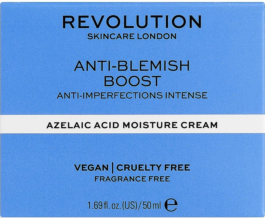 Moisturizing Cream with Azelaic Acid for Problem Face Skin - Revolution Skincare Anti-Blemish Boost Cream With Azelaic Acid — photo N2