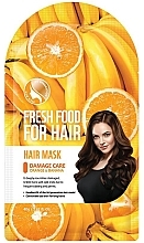 Fragrances, Perfumes, Cosmetics Mask for Damaged Hair "Banana & Orange" - Superfood For Skin Fresh Food For Hair