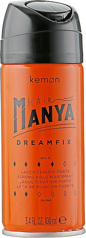 Strong Hold Hair Spray with Mango Scent - Kemon Hair Manya Dreamfix — photo N2