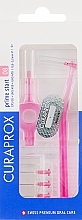 Interdental Brush Set "Prime Start", CPS 08S, 2 holders, pink - Curaprox — photo N4