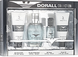 Fragrances, Perfumes, Cosmetics Dorall Collection Islanders - Set (edt/15ml/100ml + sh/gel/50ml + balm/50ml) (100 ml) 