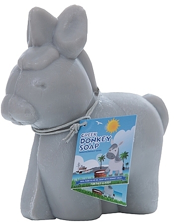 Grey Donkey Soap - Olive Spa Donkey Shape Soap — photo N1