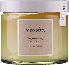 Fragrances, Perfumes, Cosmetics Regenerating Body Scrub - Resibo Regenerating Body Scrub Lotus Effect