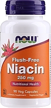 Dietary Supplement "Niacin (Vitamin B3)", 250mg - Now Foods Flush-Free Niacin — photo N2