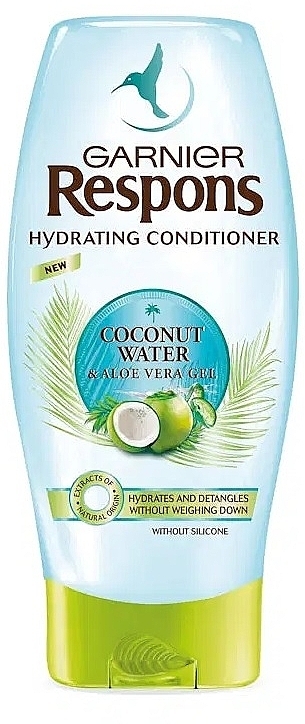 Hair Conditioner - Garnier Response Coconut Water & Aloe Vera Gel Hydrating Conditioner — photo N1