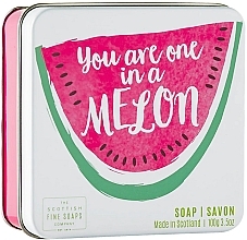 Melon Body Soap - Scottish Fine Soap in a Tin Fruits Melon Soap — photo N10