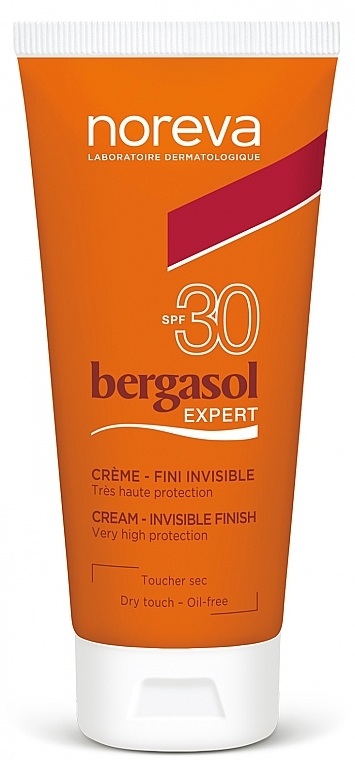 Sun Cream - Noreva Laboratoires Bergasol Expert Invisible Finish Cream SPF 30+ — photo N2