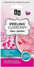 Fragrances, Perfumes, Cosmetics Sugar Face Peeling "Rose" - AA Sugar Scrub Rose Peeling