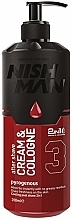 After Shave Cream & Cologne - Nishman Cream & Cologne 2in1 Pyrogeneous №03 — photo N1