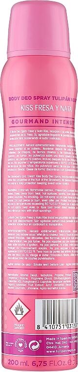 Strawberry Cream Deodorant Spray - Tulipan Negro Body Deo Spray — photo N13