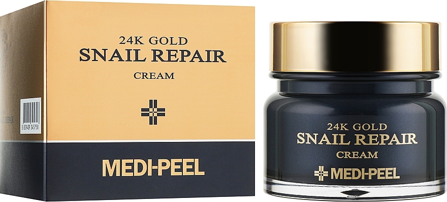 Face Cream with Colloidal Gold & Snail Mucin - Medi Peel 24k Gold Snail Repair Cream — photo N2