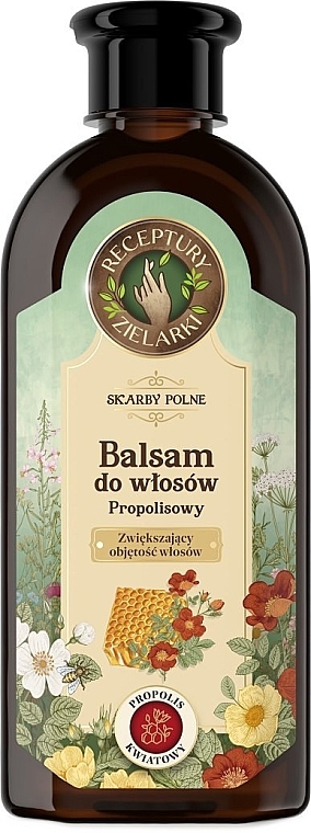 Volumizing Propolis & Flowers Conditioner - Receptury Zielarki Skarby Polne — photo N1