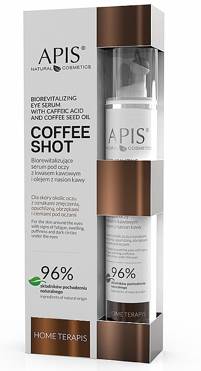 Biorevitalizing Eye Serum - APIS Professional Coffee Shot Biorevitalizing Eye Serum — photo N4