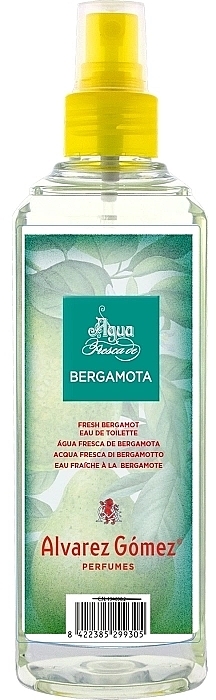 Alvarez Gomez Agua Fresca De Bergamota - Eau de Toilette — photo N1