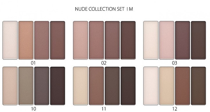 Revers Galant Nude Collection Set 1 M (12x6g) - Eyeshadow Set — photo N2