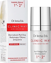 Day & Night Eye Cream "Hyaluronic Smoothing" - Dr Irena Eris Clinic Way 1°-2° anti-wrinkle skin care around the eyes — photo N2