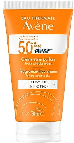 Sunscreen for Dry Skin - Avene Tres Haute Protection SPF50+ — photo N1